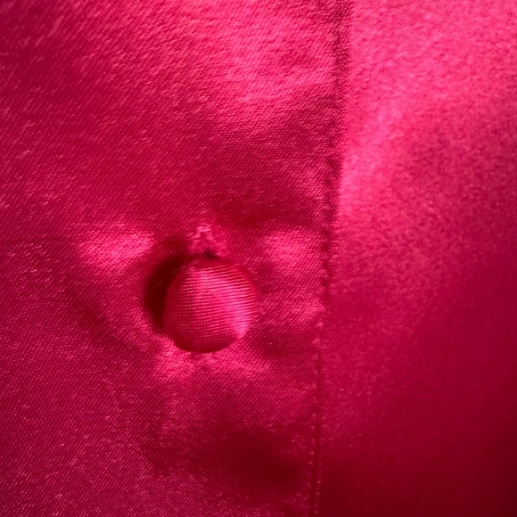 Vintage Victoria's Secret Gold Label Burgundy Satin Nightshirt Size Medium - Picture 4 of 9